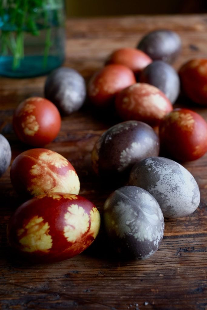 Natural Dye Ukrainian Easter Eggs