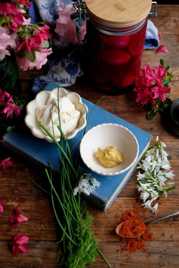 Beet Pickled Deviled Eggs Ingredients