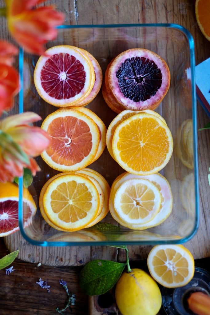 Ombre citrus slices