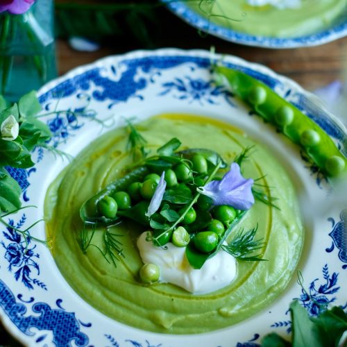 Whimsical Spring Pea Soup